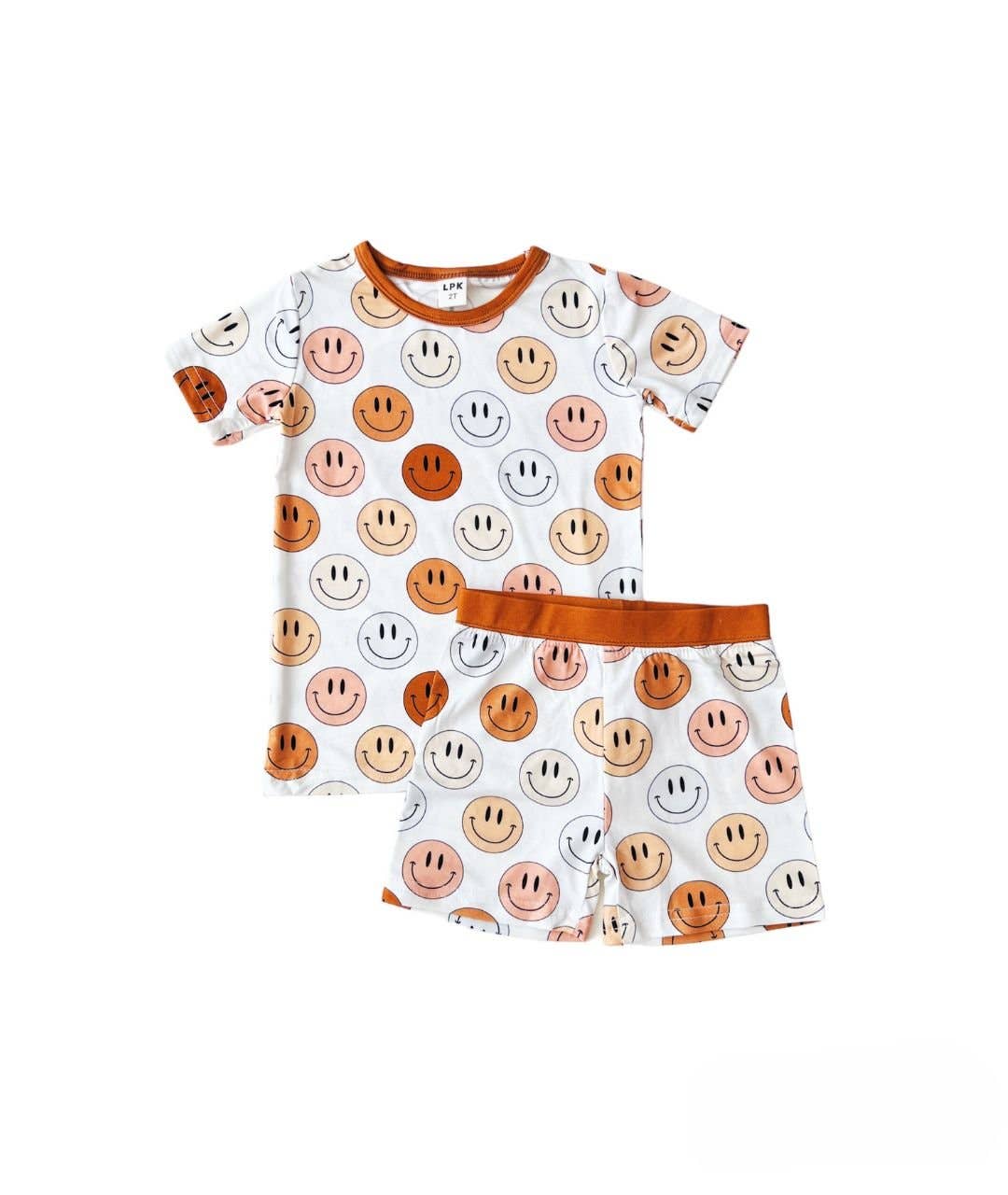 Smiley Bamboo 2pc Shorts Set