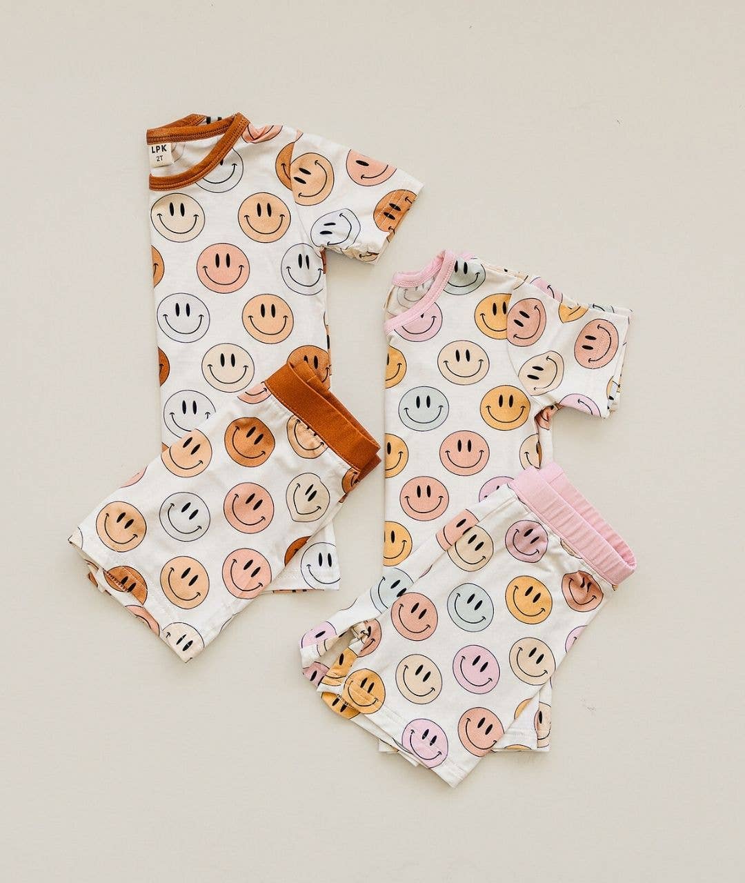 Smiley Bamboo 2pc Shorts Set