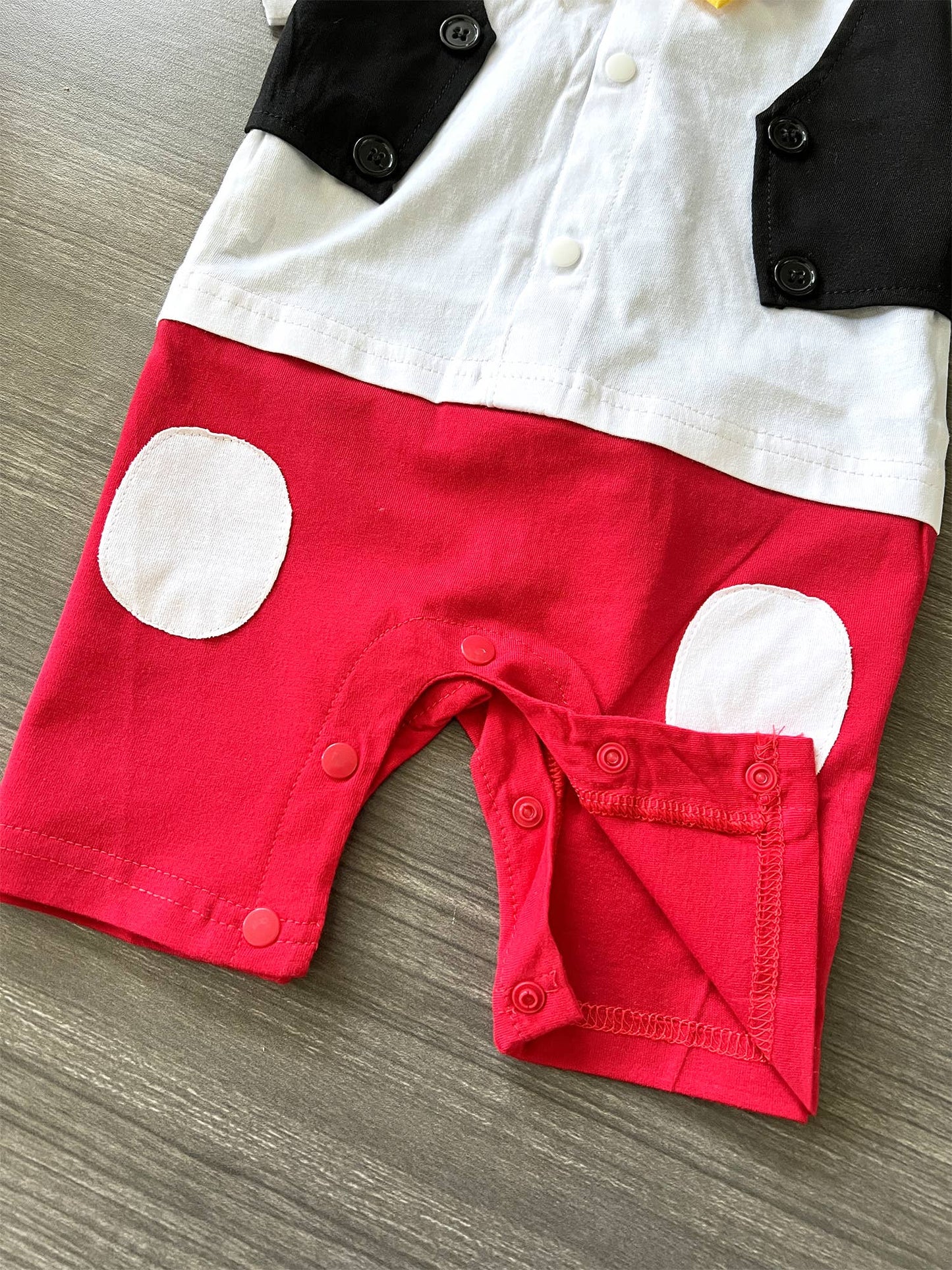 Bowtie Cartoon Cotton Baby Romper Costume