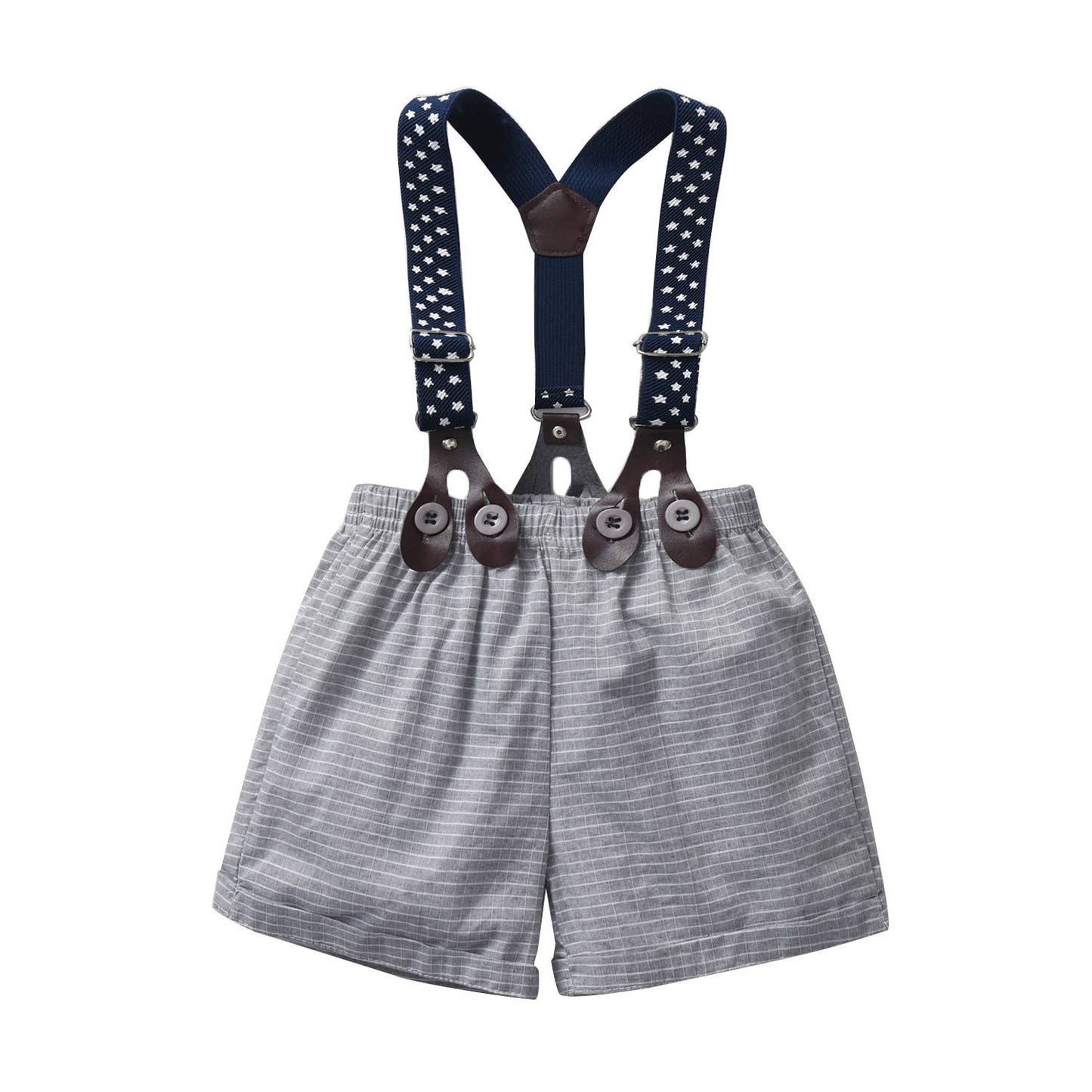 Blue Grey Formal Wear 3pc Baby Outfit