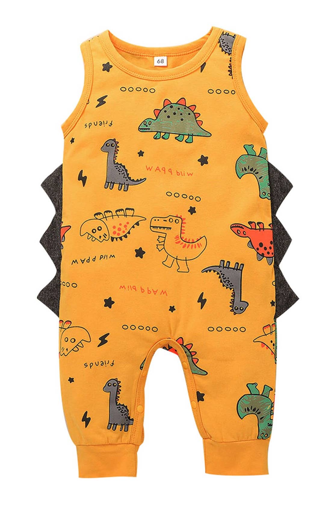 Dinosaur Print Baby Romper
