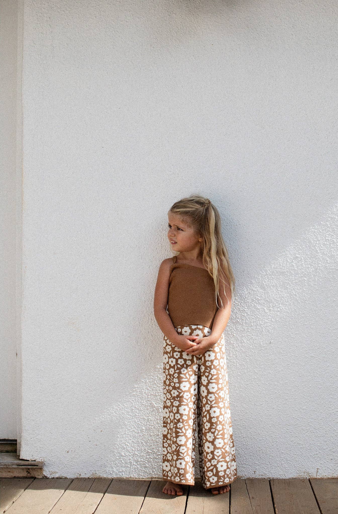 Floral Knit Pants