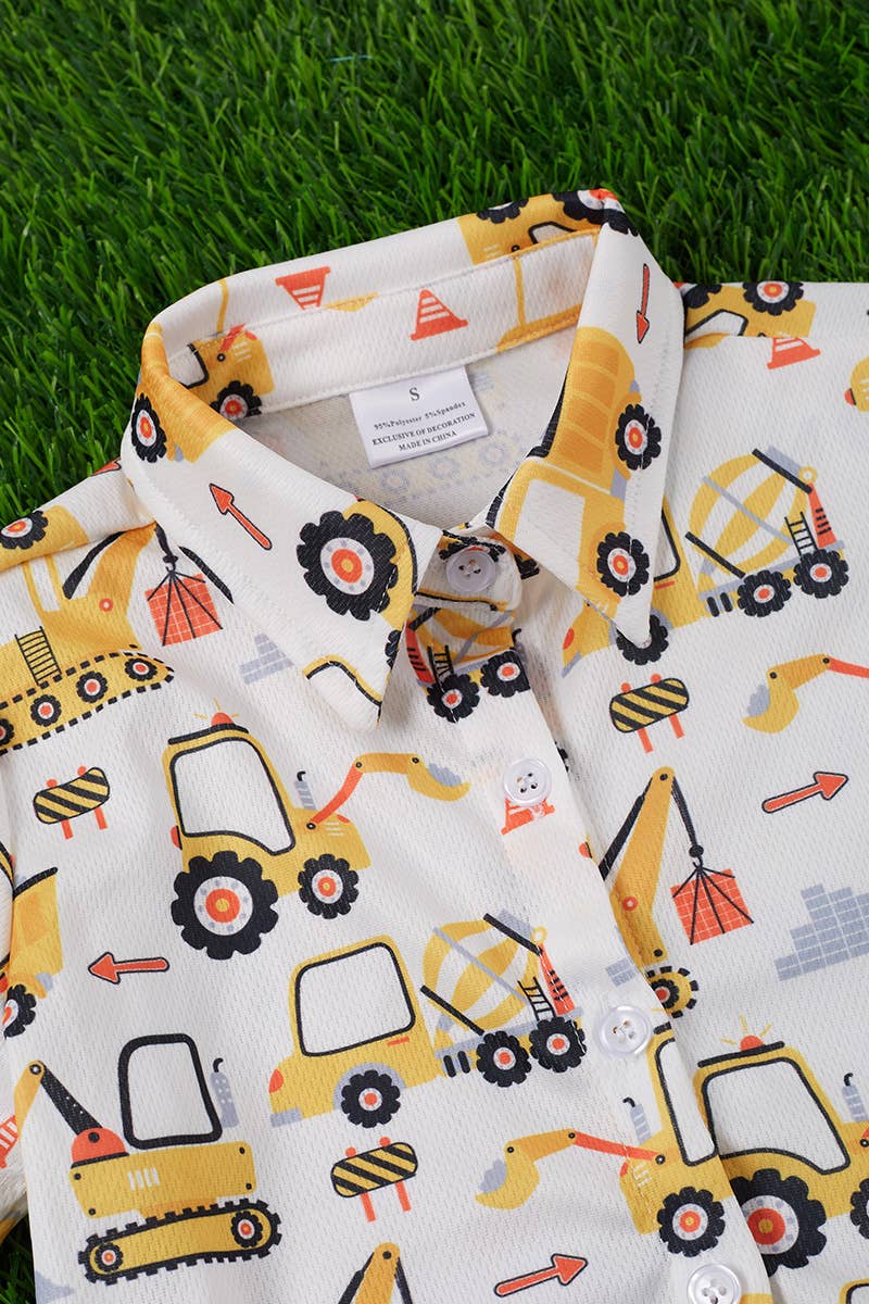 Construction Truck 2pc Short Set