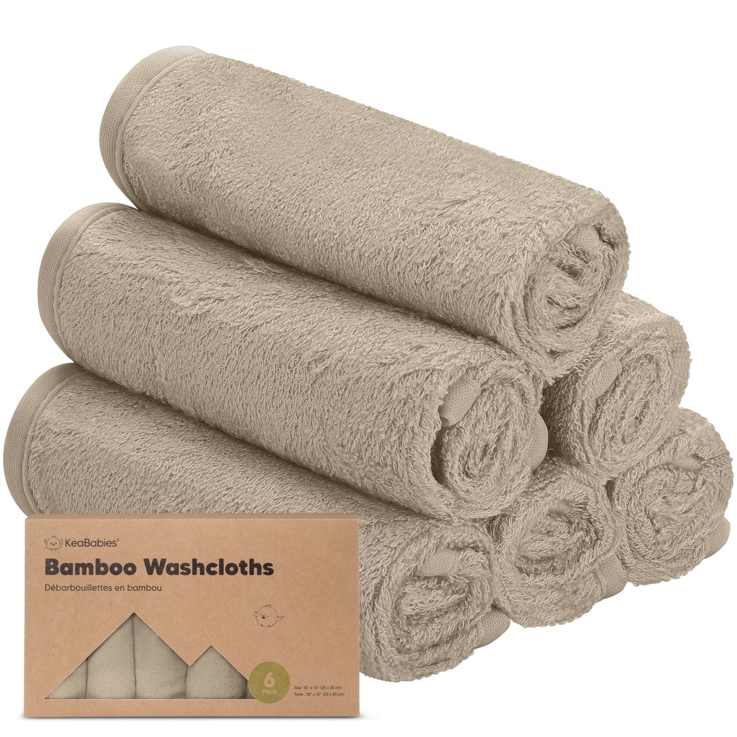 6-Pack Baby Wash Cloths