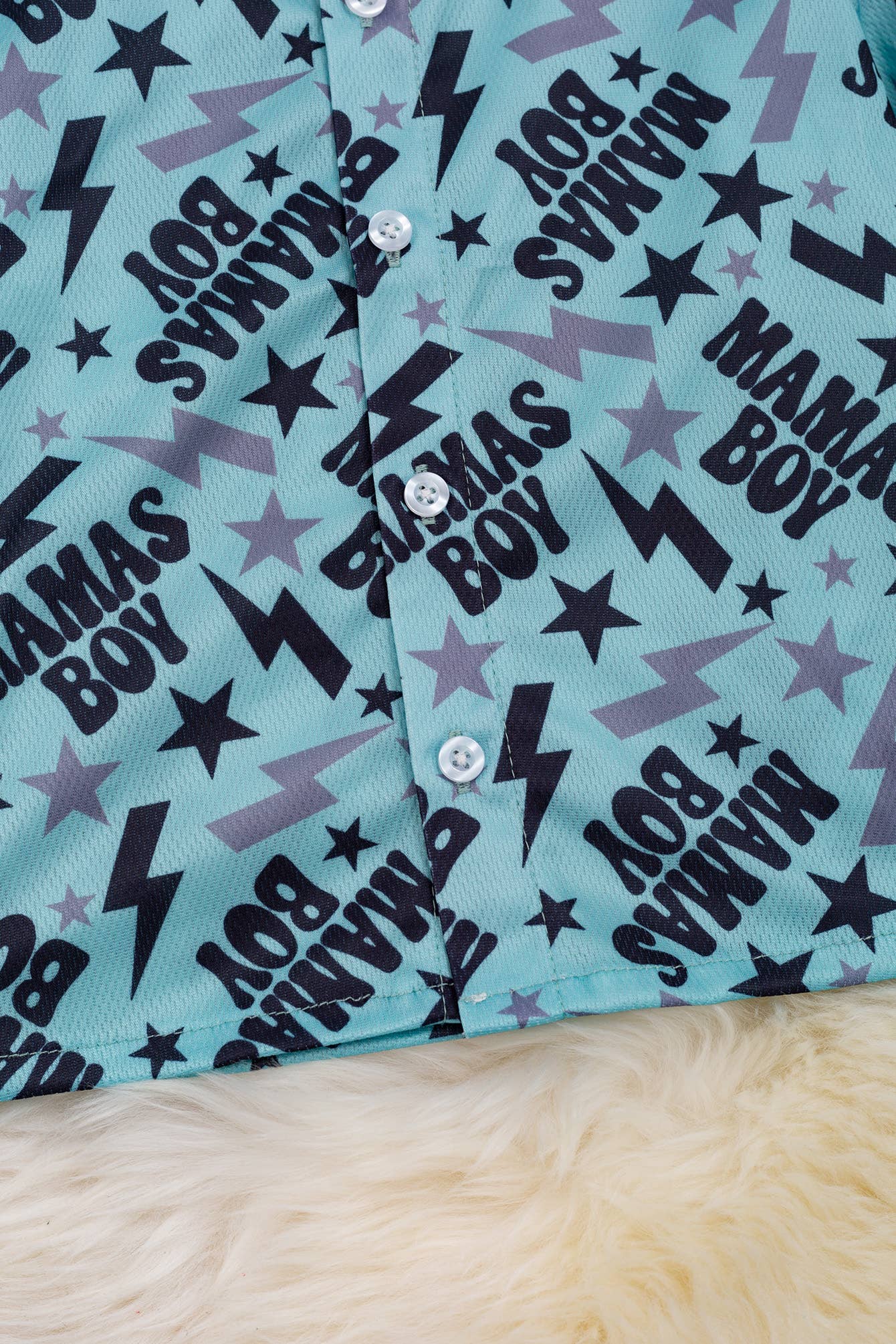 Mama’s Boys Button Up Shirt.