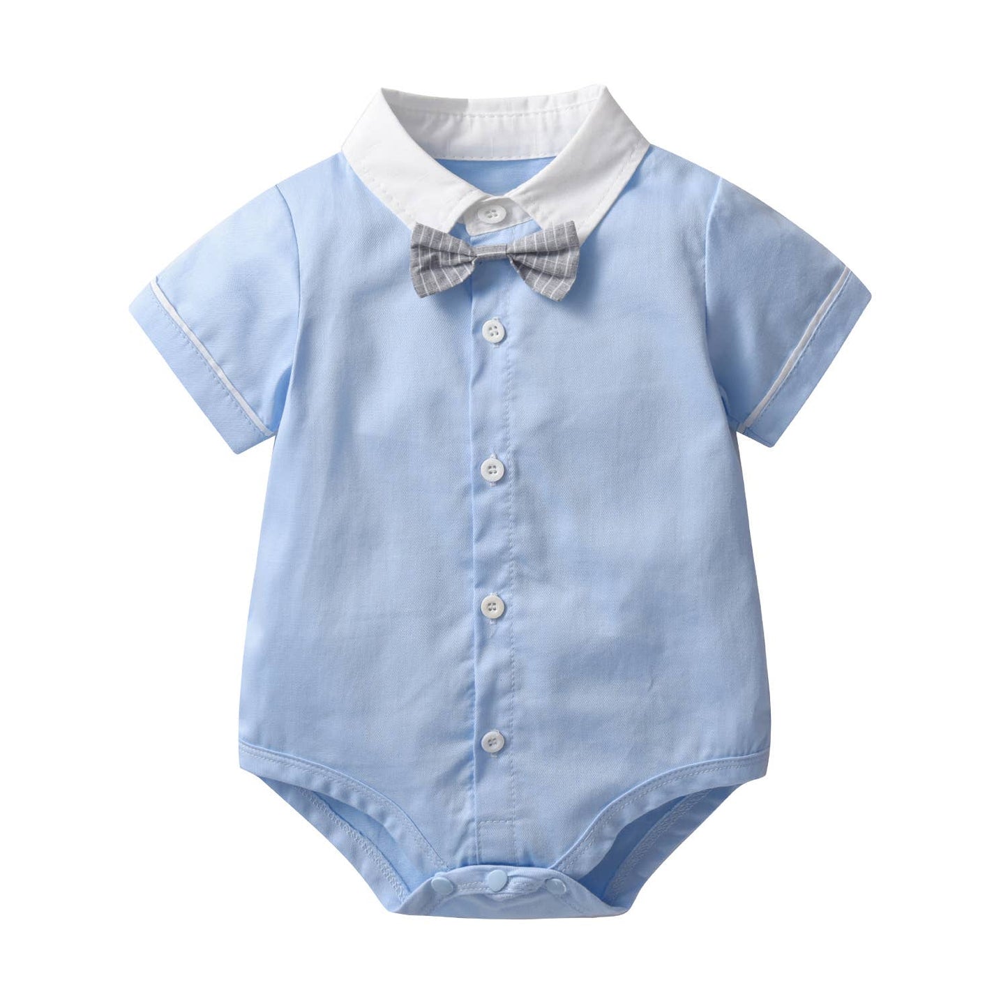 Blue Grey Formal Wear 3pc Baby Outfit