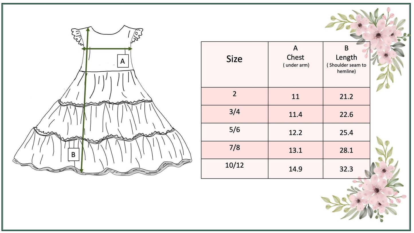 Girls Bright Pink Rose Tiered Tulle Spring Easter Dress