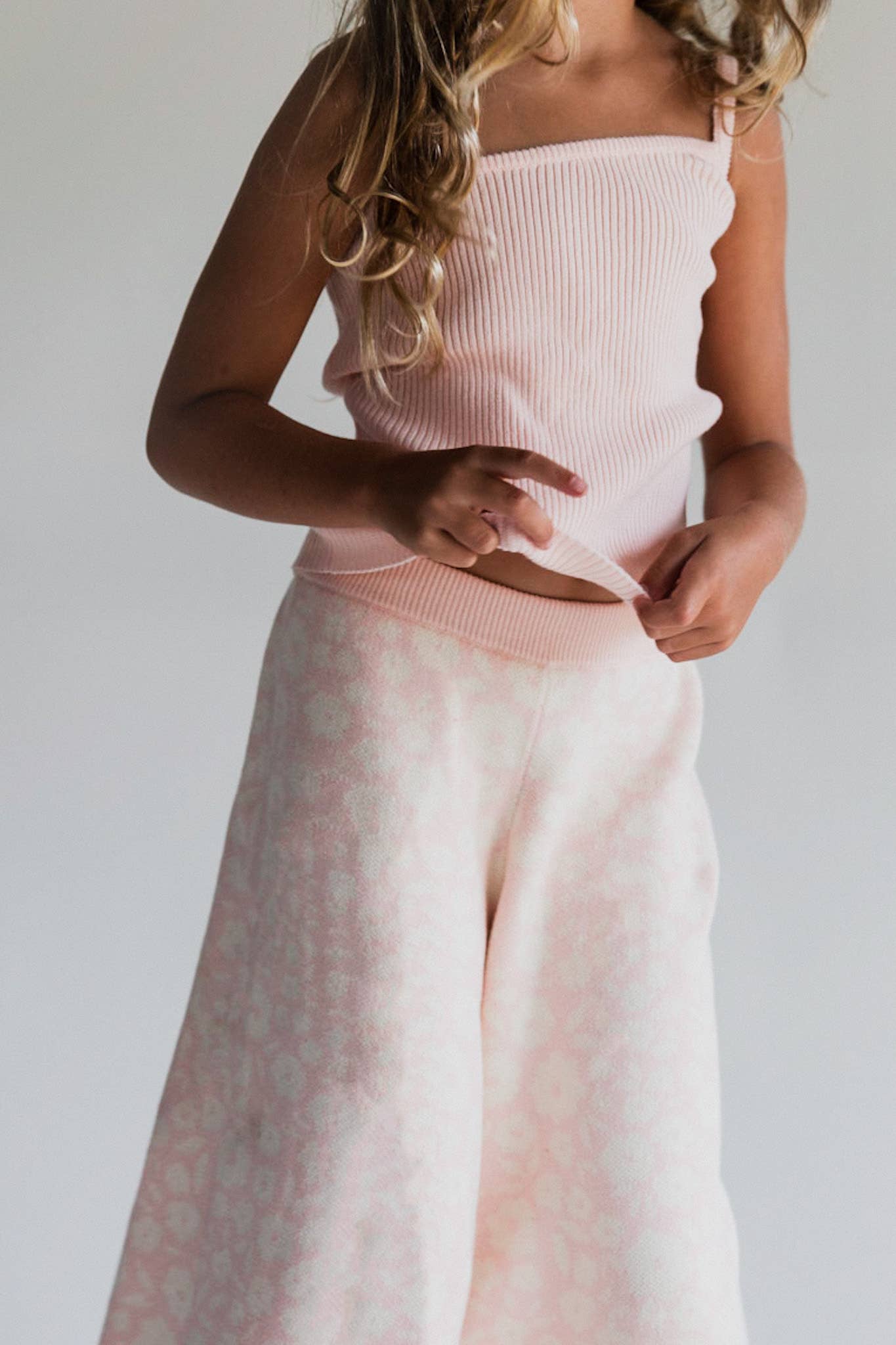 Floral Knit Pants