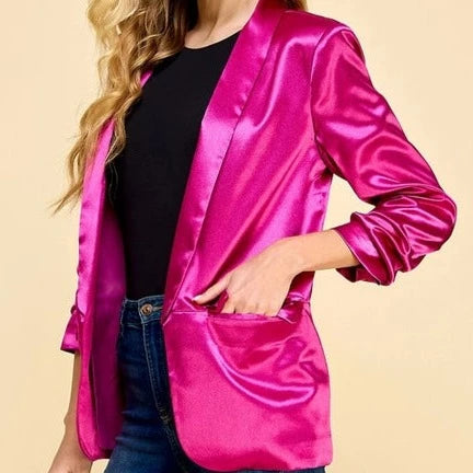 Fuchsia Blazer
