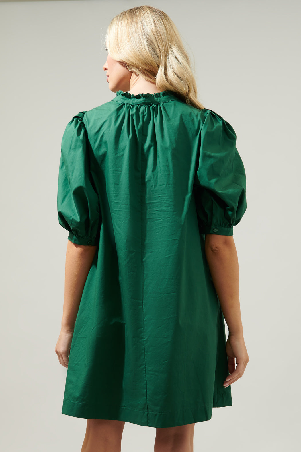 Green Baby Doll Dress