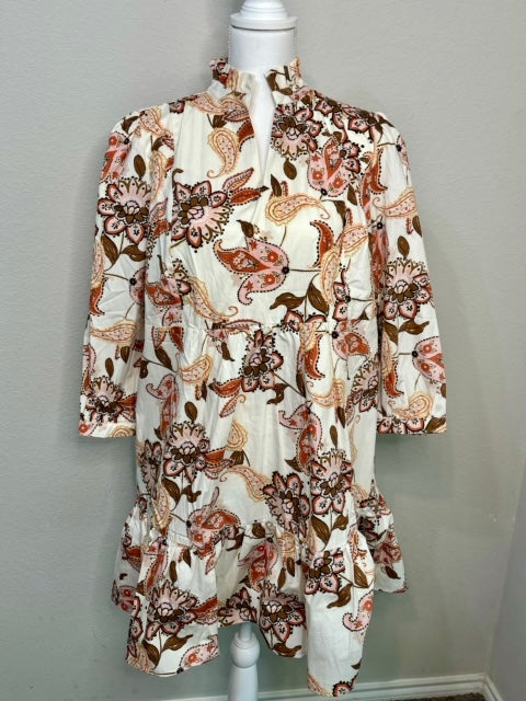 Paisley Cream Dress