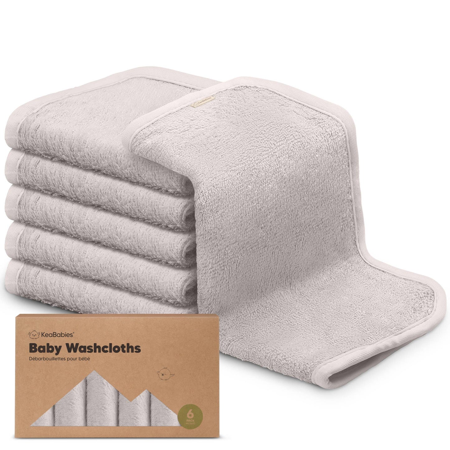 6-Pack Baby Wash Cloths