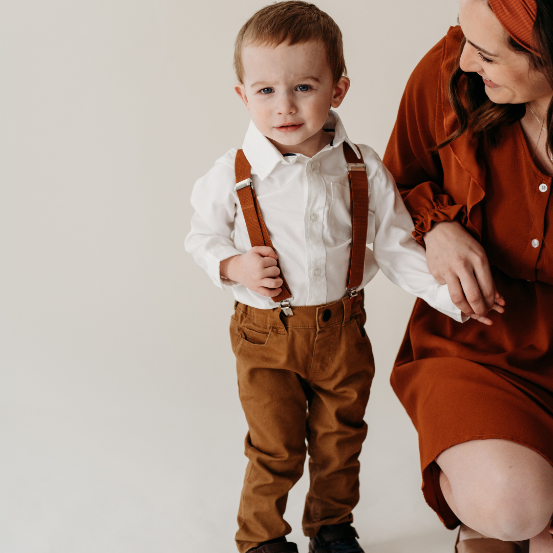 Women's Toffee Brown Midi Mommy & Me Dresses