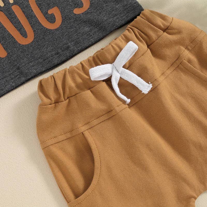 Chicken Nugs & Mama Hugs Short Set