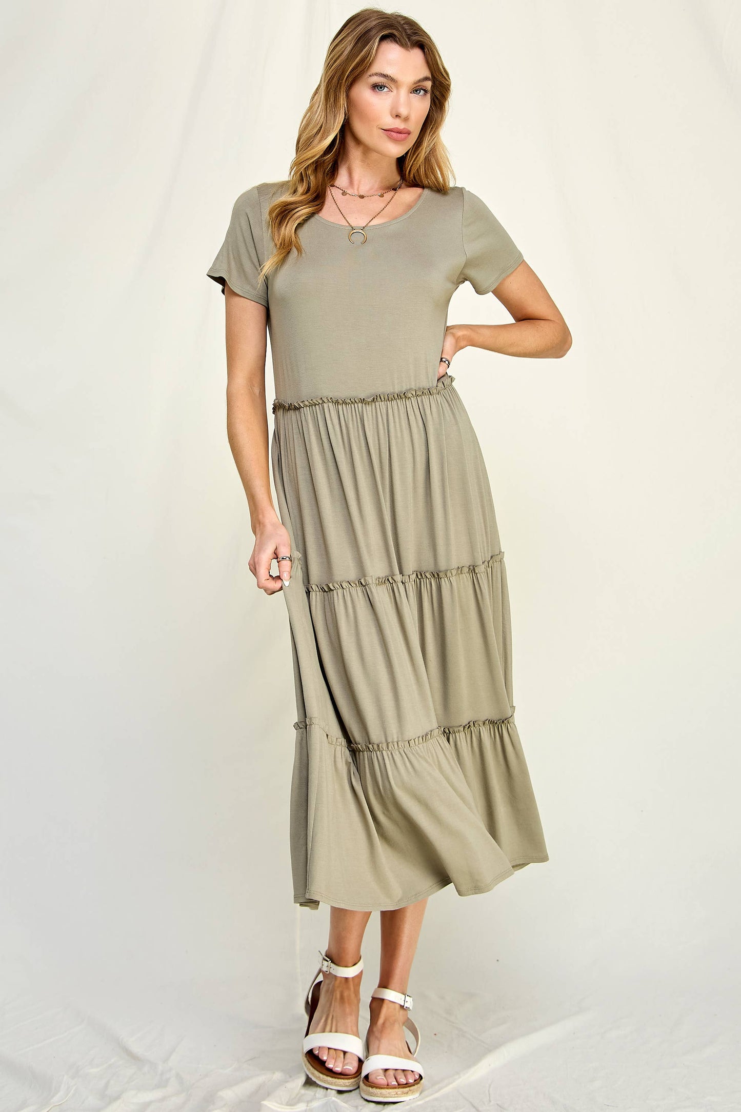 Light Olive Dress