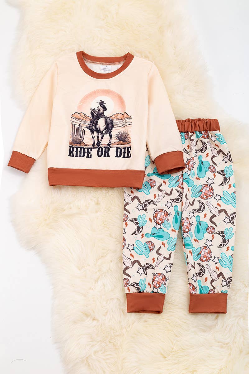 Ride or Die 2 pcs Jogger Set.