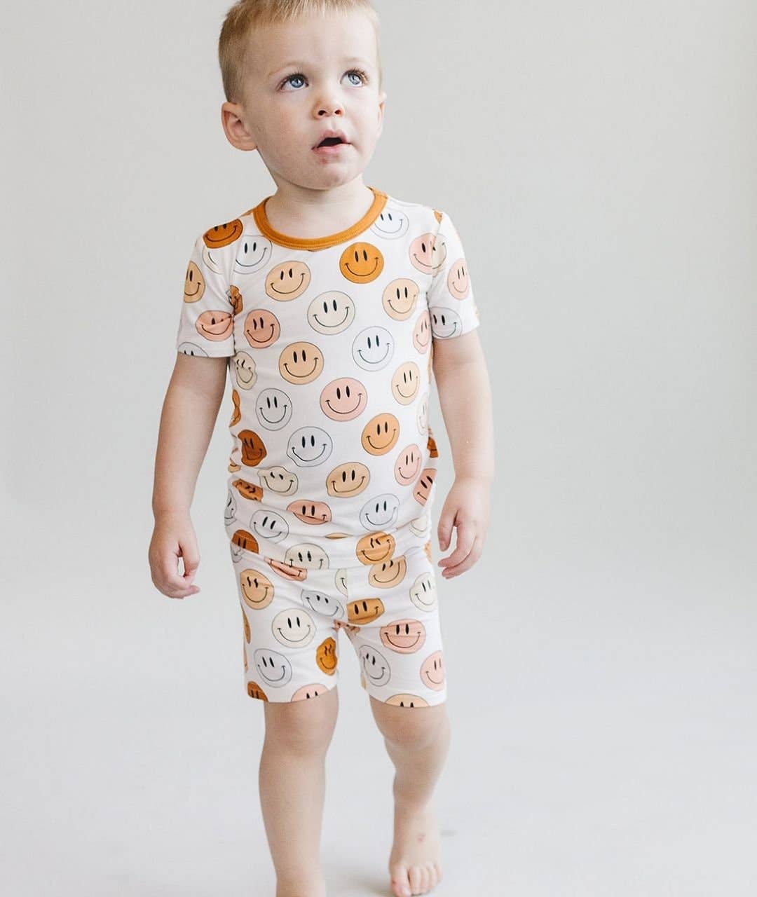 Smiley Bamboo 2pc Shorts Set