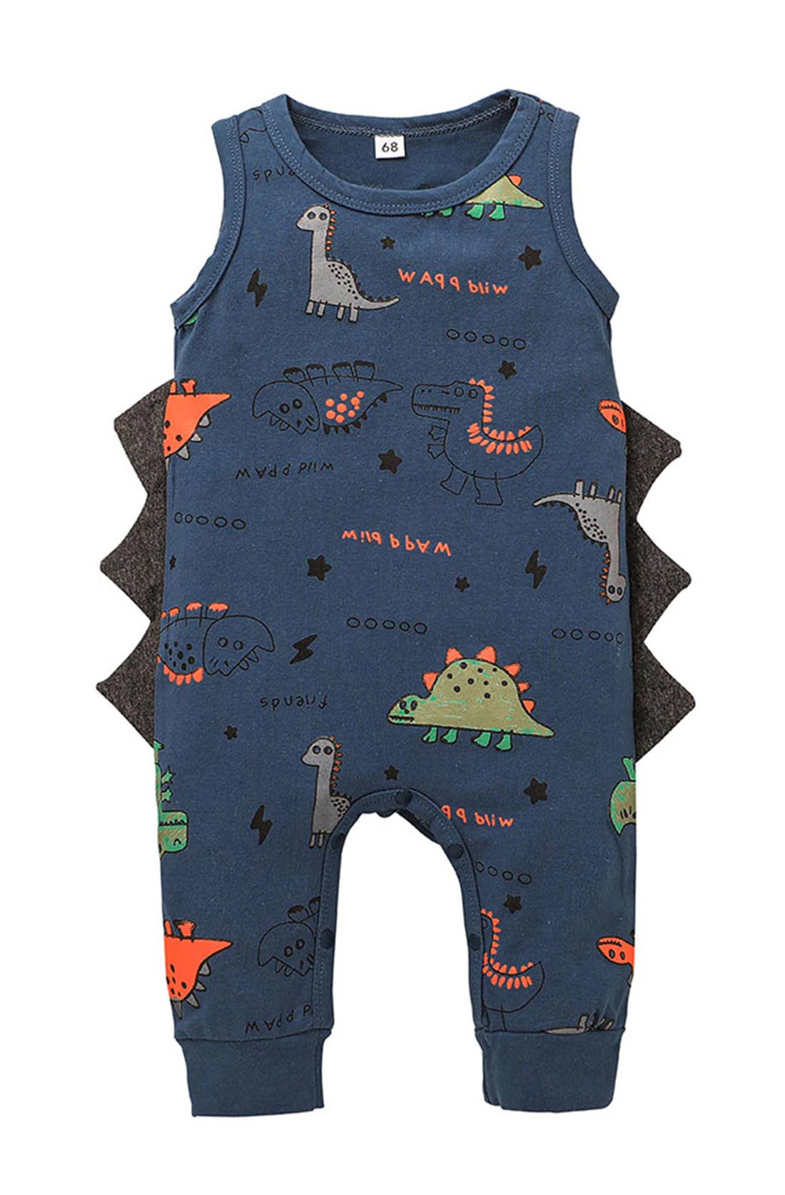 Dinosaur Print Baby Romper