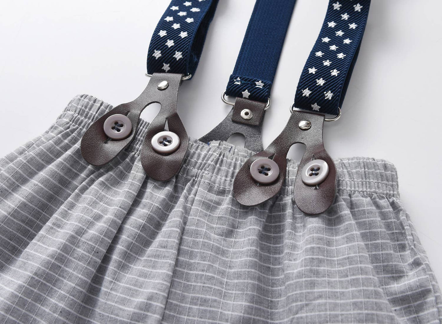 Blue Grey Formal Wear 3pc Baby Outfit