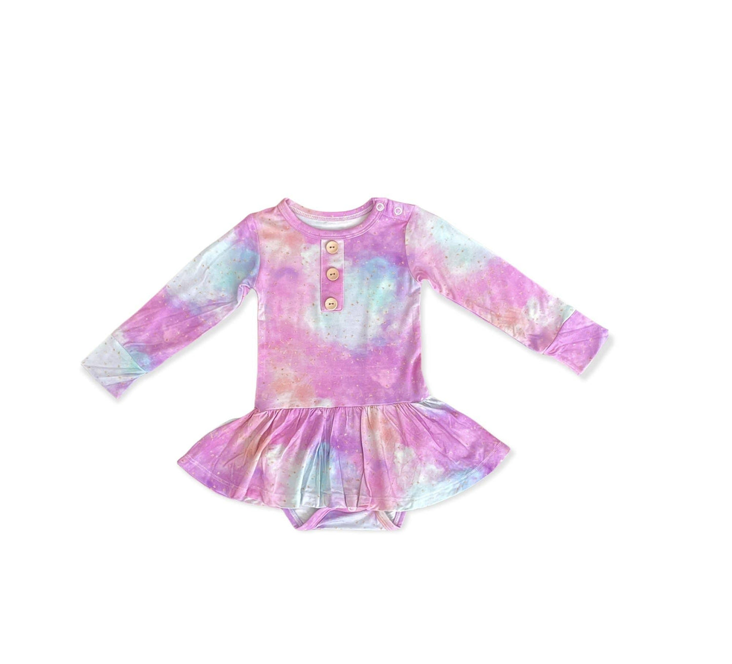 Estrella’s Ballerina Long Sleeves Twirl Skirt Body Suit
