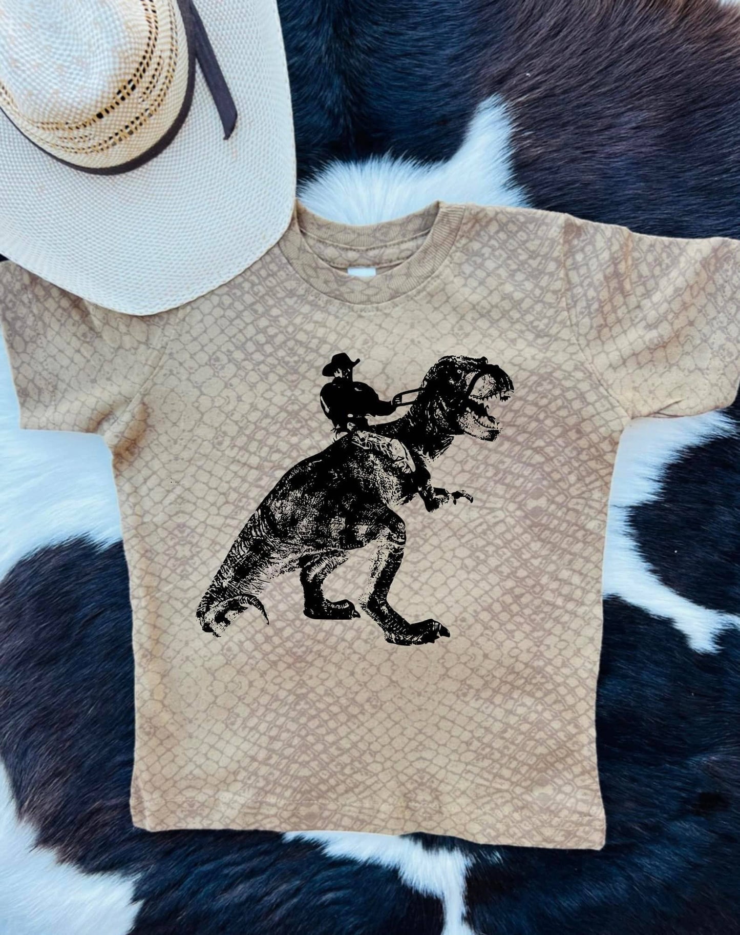 Cowboy Dinosaur Tee