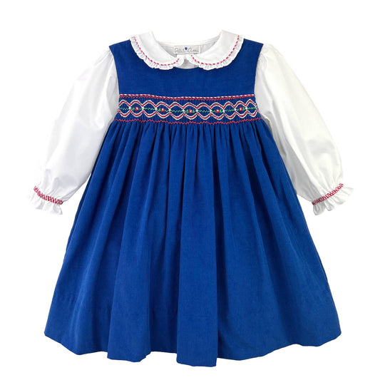 Smocked Jumper Dress