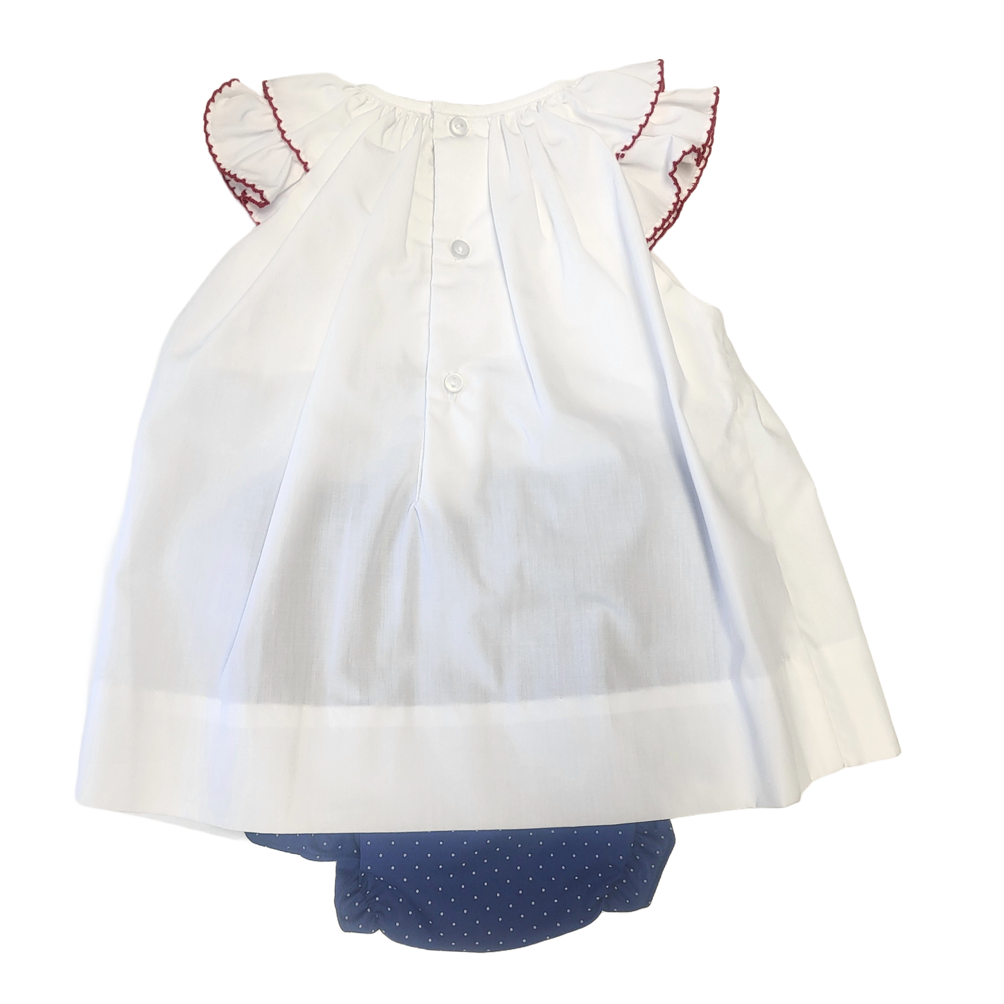 Top & Bloomer Set with Bishop Smocking