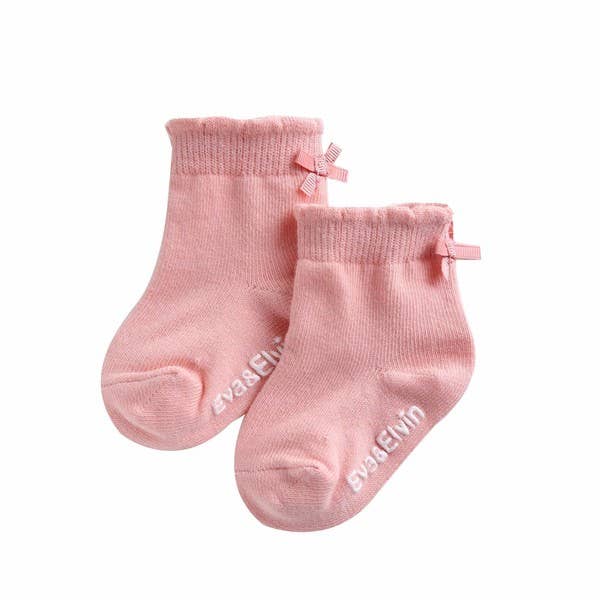 Ribbon Ankle Socks - Pink