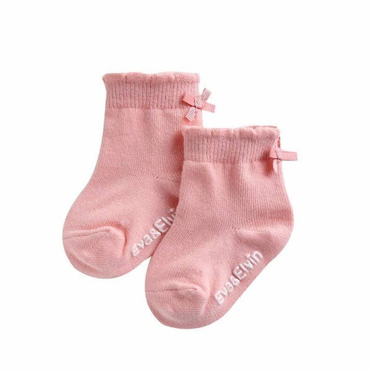 Ribbon Ankle Socks - Pink