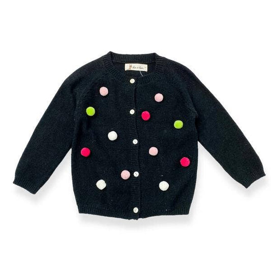 Pom Pom Wooly Cardigan