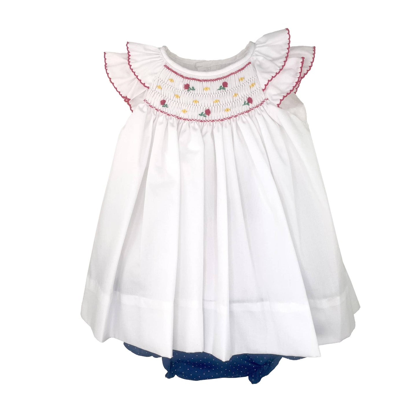 Top & Bloomer Set with Bishop Smocking