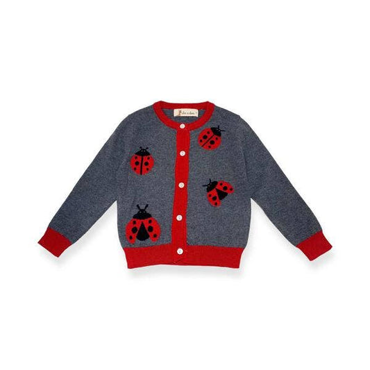 Ladybug Wooly Cardigan