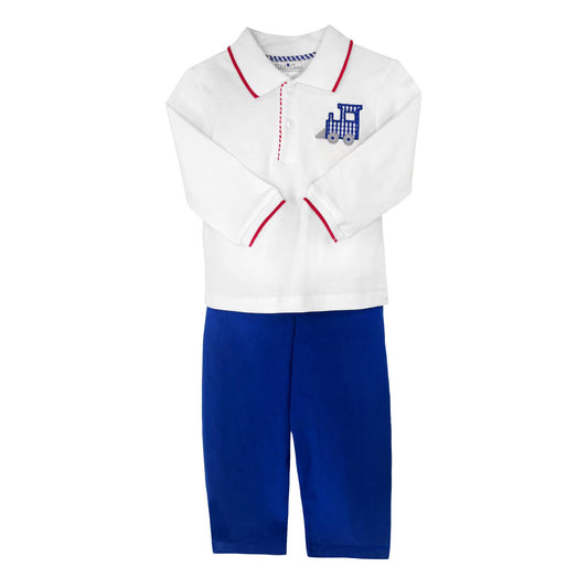 Train Applique Top & Pant Set