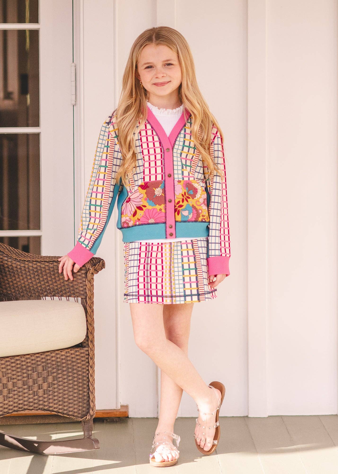 Complementary Color Cardigan