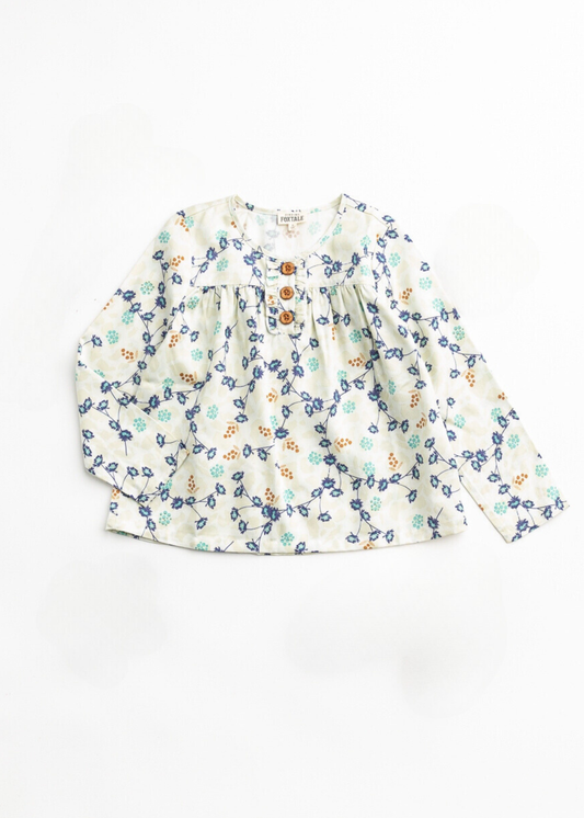 Folklore Top (Leafy Vines)