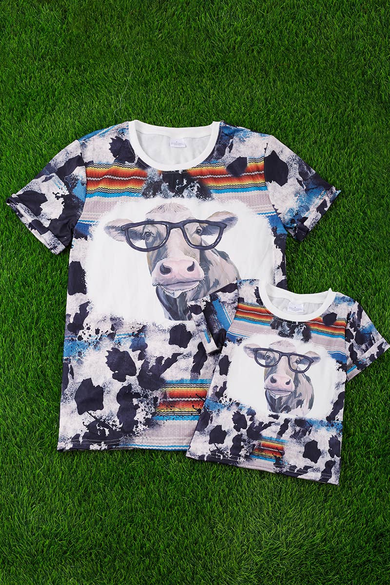 Cow with Glasses Tee