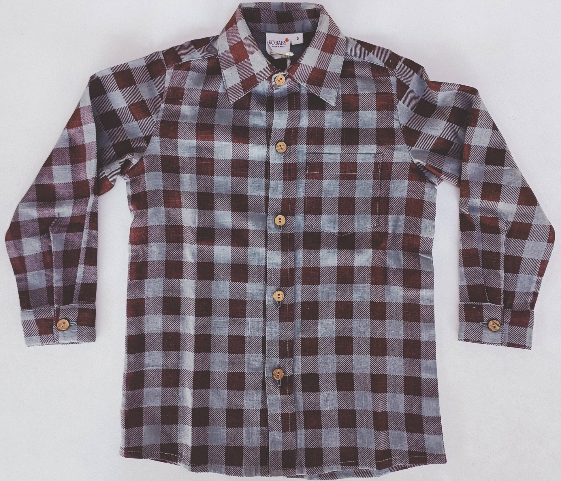 Burgundy Checkered Print Boys Shirt The William Allen Co Boutique Burgundy Checkered Print Boys Shirt The William Allen Co Boutique